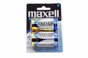 Batteries Type D Alkaline Pkt x2