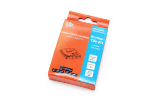 Brother Tape Ptouch 6mmx8mtr TZE211 Black on White Compatible