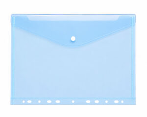 A4 Pocket Files PVC Button Punched