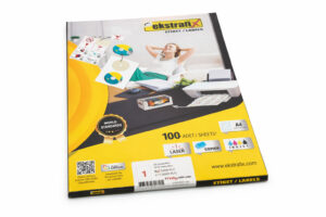 White Labels PVC 210x297 Box x25