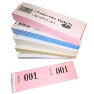 Cloakroom Tickets