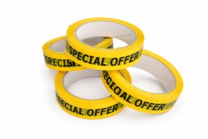 Special Offer Tape 19-25mm x 66 Mtr Large Core
