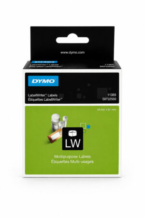 Dymo Labels 19mm x 51mm Roll x500