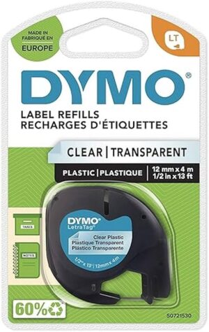 Dymo Tape Letratag 12mm x 4m