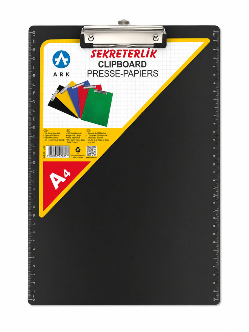 Clip Board File Hard Plastic
