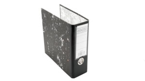 Lever Arch File A5 3 inch Marbled Horizontal