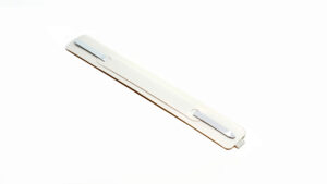Twin Clips PVC Self Adhesive White