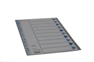 PVC numbered dividers