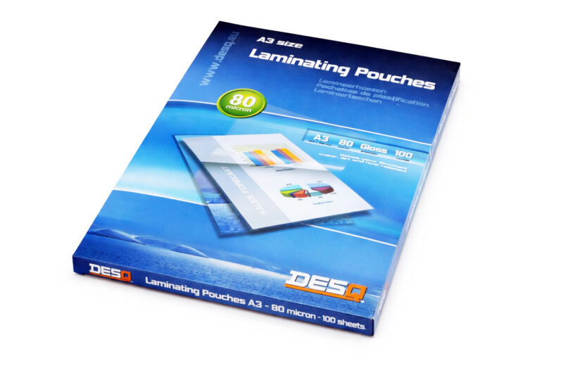 Laminating Pouches 80 Mic Pkt x100