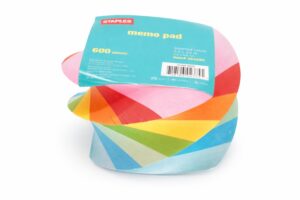 Memo Cube Twirl With Assorted Colour