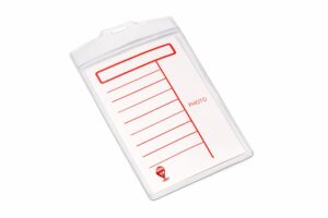 ID Card Name Badge Vertical 9.5cm x 13.7cm