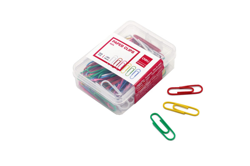 Paper Clips Coloured Pkt x100