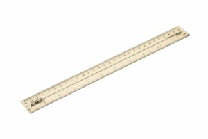 Plastic Shatter Proof Ruler 30cm