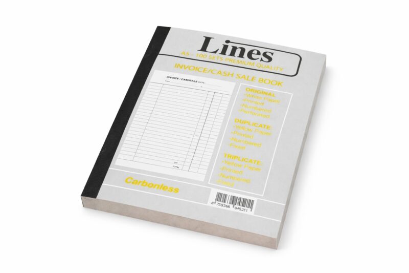 A5 Invoice Book Duplicate x 100 Sets