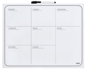Magnetic Week Planner 40x50cm